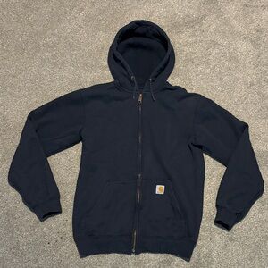 Carhartt Dark Blue Full-Zip Hoodie